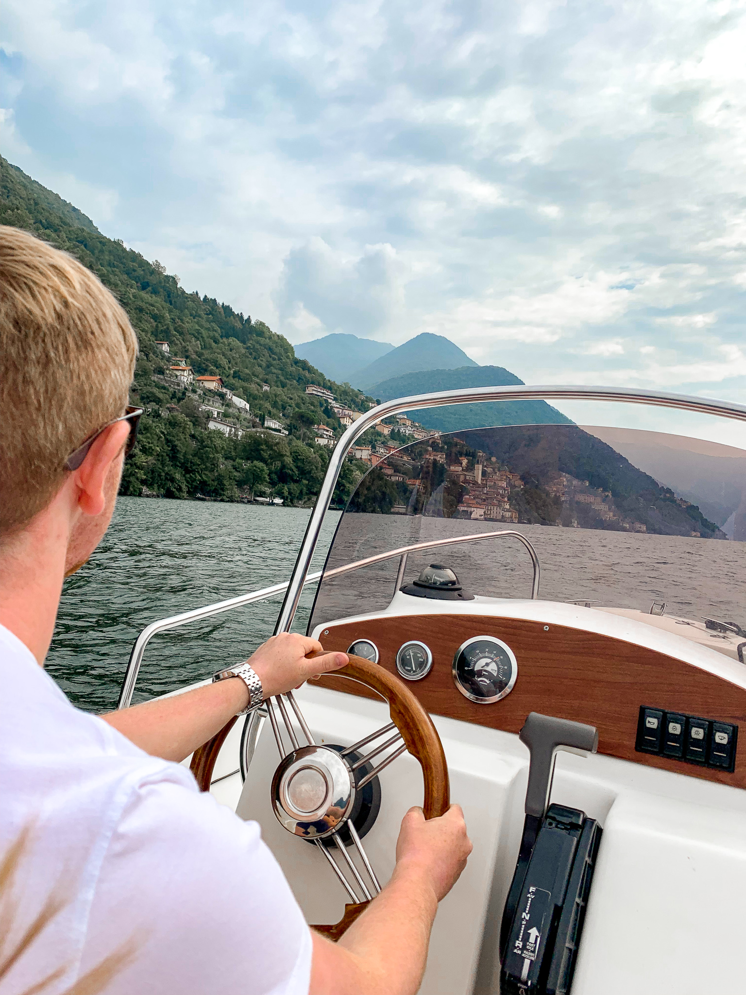 Amber Rose Lorimer Lake Como Boat Day